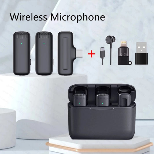 Microfone Portátil Wireless para Celular para Iphone